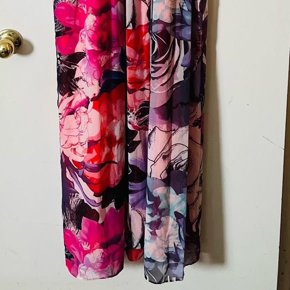 Eliza J Floral Chiffon Halter Maxi Dress✨🌷 - Picture 3 of 16